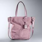 Simply Vera Vera Wang Oakland Suede Tote, Women's, Lt Purple