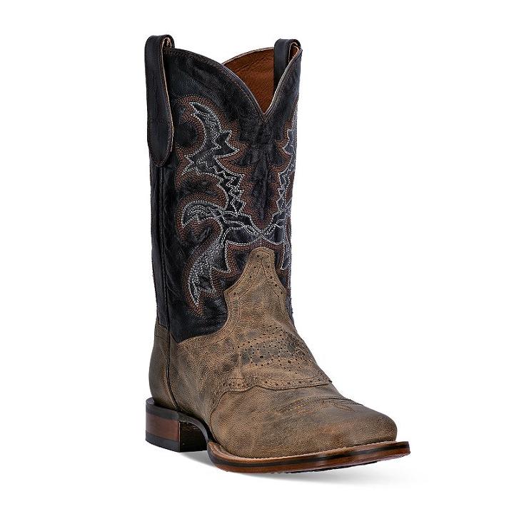 Dan Post Franklin Men's Cowboy Boots, Size: 8 Wide, Dark Brown