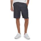 Men's Marc Anthony Slim-fit Plaid Linen-blend Shorts, Size: 38, Blue