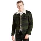 Men's Levi's&reg; Type 3 Sherpa Trucker Jacket, Size: Medium, Green