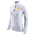 Women's Nike Michigan Wolverines Pro Hyperwarm Pullover, Size: Large, White