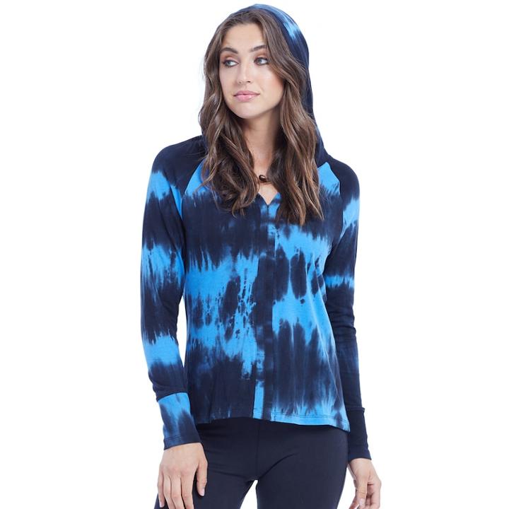 Women's Balance Collection Lilah Hoodie, Size: Medium, Blue