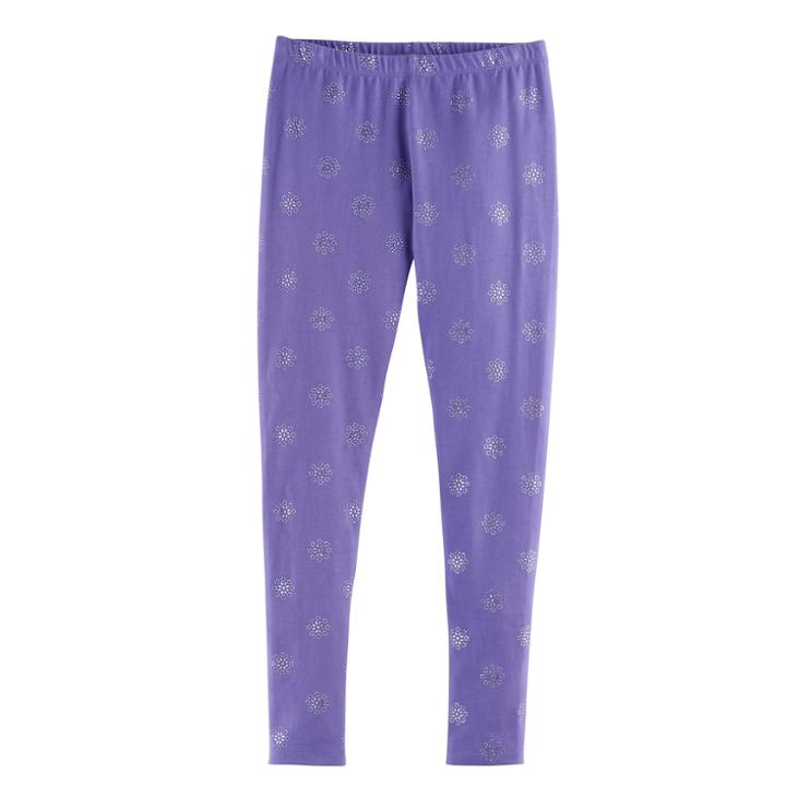 Girls 7-16 & Plus Size Full Length Leggings, Size: 14, Med Purple