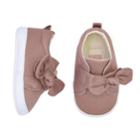 Baby Girl Carter's Bow Sneaker Crib Shoes, Size: 6-9 Months, Multicolor
