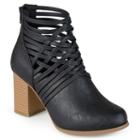 Journee Collection Alicia Women's Ankle Boots, Girl's, Size: Medium (7.5), Black