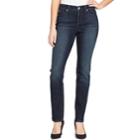 Women's Bandolino Mandie Midrise Skinny Jeans, Size: 6, Dark Blue