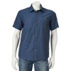Men's Ocean Current Radiator Button-down Shirt, Size: Large, Dark Blue