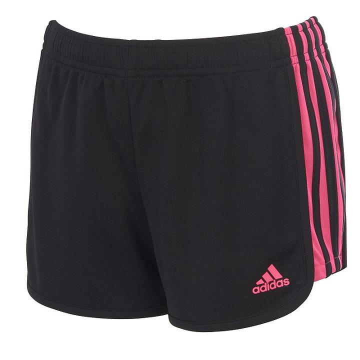 Girls 7-16 Adidas Around The Block Mesh Shorts, Size: Small, Black