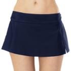 Women's Mazu Swim Side Slit Skirtini Bottoms, Size: 16, Blue (navy)