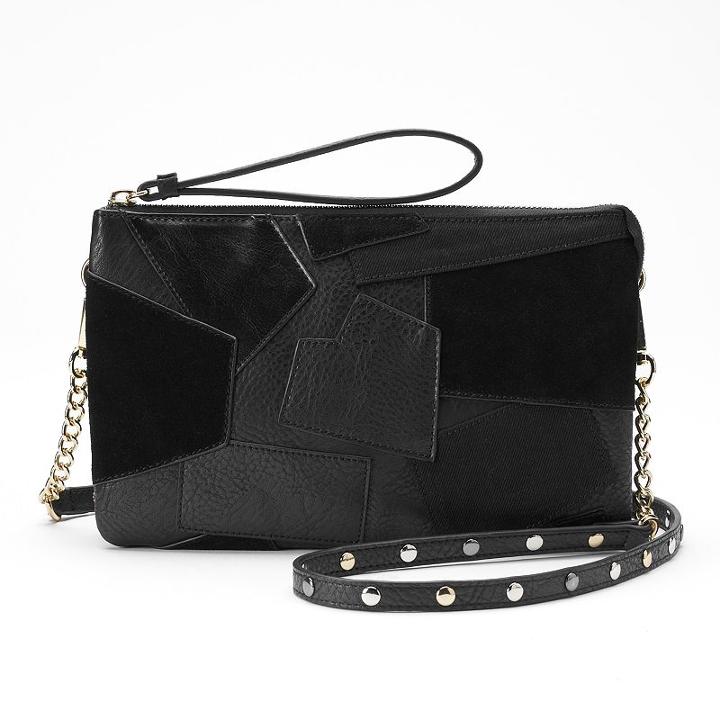 Juicy Couture Therese Patchwork Crossbody Bag, Women's, Black