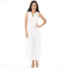 Women's Apt. 9&reg; Gauzy Ruffle Maxi Dress, Size: Large, White