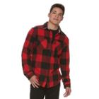 Men's Urban Pipeline&reg; Plaid Flannel Shirt, Size: Medium, Med Red