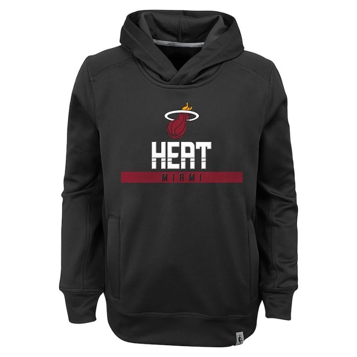Boys 8-20 Miami Heat Playmaker Hoodie, Size: S 8, Black