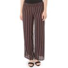 Women's Apt. 9&reg; Print Palazzo Pant, Size: Xl, Black Red Stripe