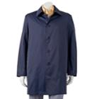 Men's Chaps Packable Travel Rain Jacket, Size: Small, Blue