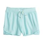 Girls 7-16 So&reg; Crochet Trim Shorts, Size: 7-8, Med Blue