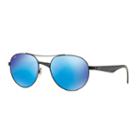 Ray-ban Rb3536 55mm Highstreet Aviator Mirror Sunglasses, Adult Unisex, Grey (charcoal)