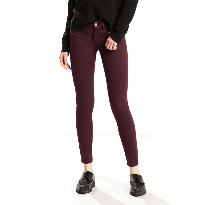 Women's Levi's® 710 Super Skinny Jeans, Size: 25(us 0)m, Red