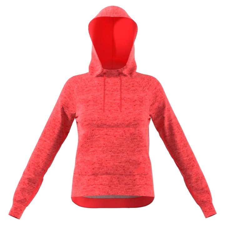 Women's Adidas Sport2street Hoodie, Size: Xl, Med Red