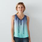 Women's Sonoma Goods For Life&trade; Challis Tank, Size: Medium, Med Blue