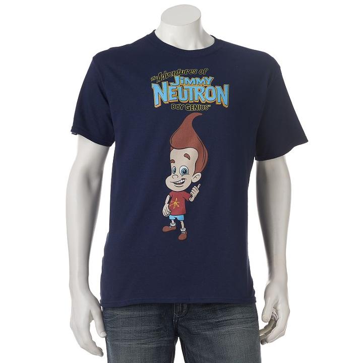Men's Jimmy Neutron Tee, Size: Medium, Blue (navy)