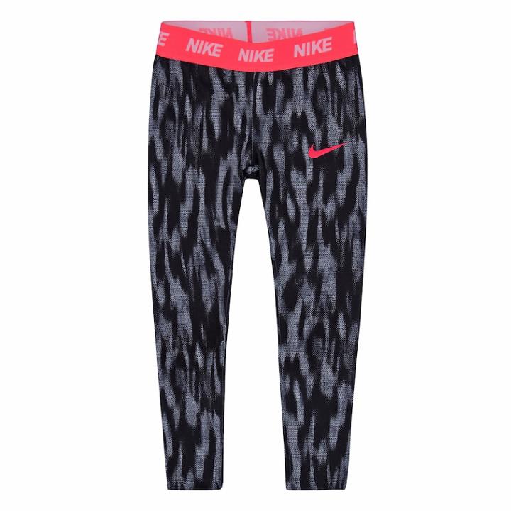 Girls 4-6x Nike Dri-fit Printed Leggings, Size: 4, Oxford