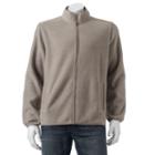 Men's Croft & Barrow Artic Fleece Jacket, Size: Xxl, Lt Brown