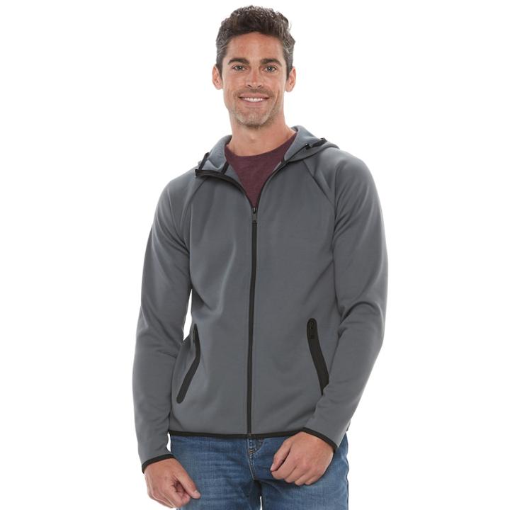 Men's Apt. 9&reg; Softshell Hoodie, Size: Small, Dark Grey