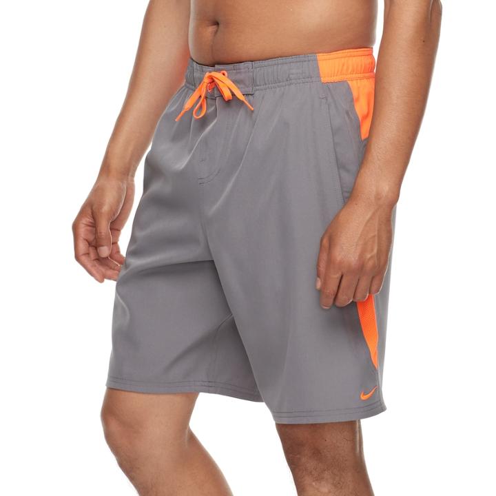 Men's Nike 9-inch Volley Shorts, Size: Small, Grey
