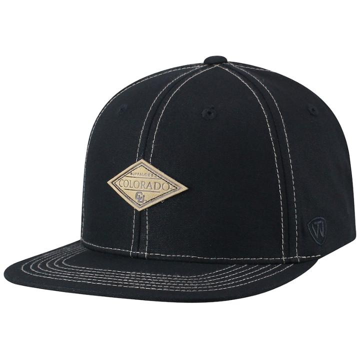 Adult Top Of The World Colorado Buffaloes Springlake Adjustable Cap, Men's, Black