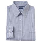 Big & Tall Croft & Barrow Fitted Checked Dress Shirt, Men's, Size: 17-32/33, Blue