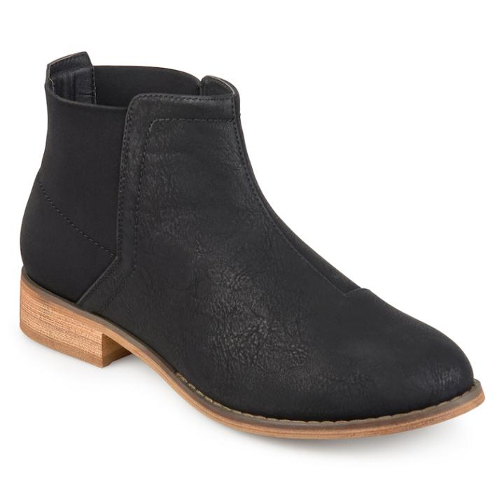 Journee Collection Roe Women's Ankle Boots, Size: Medium (8.5), Black