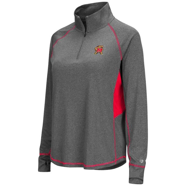 Women's Maryland Terrapins Sabre Pullover, Size: Large, Dark Grey