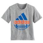 Boys 4-7x Adidas Football Graphic Tee, Size: 7, Grey