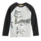 Boys 4-8 Star Wars A Collection For Kohl's Stormtrooper Glow In The Dark Raglan Tee, Size: 7, Med Grey