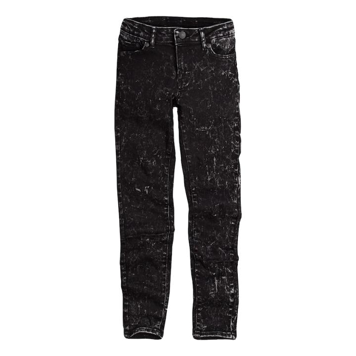 Girls 7-16 Levi's 710 Super Skinny Marble Jean, Size: 7, Dark Grey