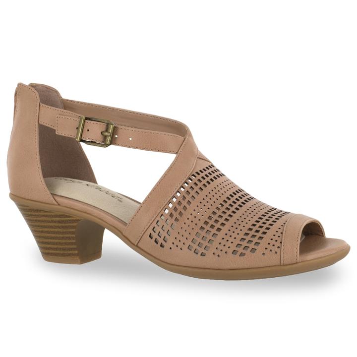 Easy Street Anita Women's High Heels, Size: 6.5 Wide, Lt Beige