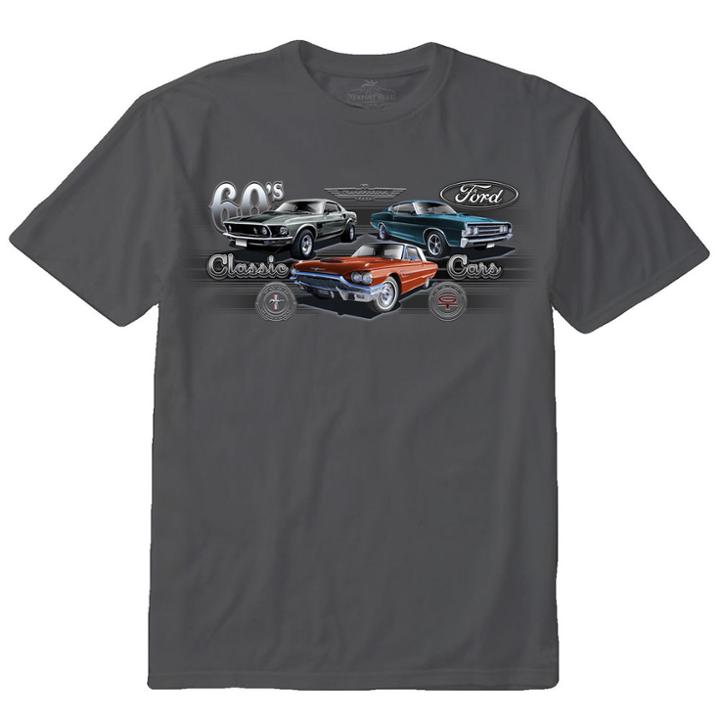 Men's Newport Car Tee, Size: Xl, Dark Grey