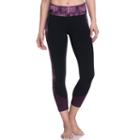 Women's Gaiam Om Charisma Yoga Capri Leggings, Size: Xs, Oxford