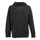 San Jose Sharks Signature Fleece Hoodie, Men's, Size: Medium, Black, Comfort Wear