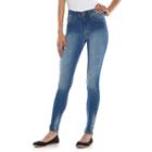 Juniors' Mudd&reg; High-waisted Jeggings, Kids Unisex, Size: 1 Long, Blue