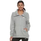 Women's Nike Sportswear Funnel Neck Zip Up Hoodie, Size: Xl, Grey Other