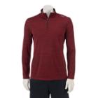 Men's Fila Sport&reg; Heathered Pullover, Size: Large, Dark Red