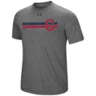 Men's Under Armour Cleveland Indians Stripe Tee, Size: Small, Med Grey