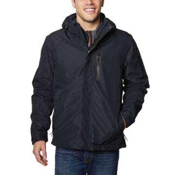 Men's Halitech 3-in-1 Systems Jacket, Size: Medium, Black