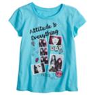 Disney's Descendants Girls 7-16 Attitude Is Everything Graphic Tee, Size: Small, Med Blue