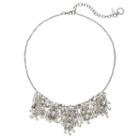Simply Vera Vera Wang Simulated Pearl Fringe Necklace, Women's, White