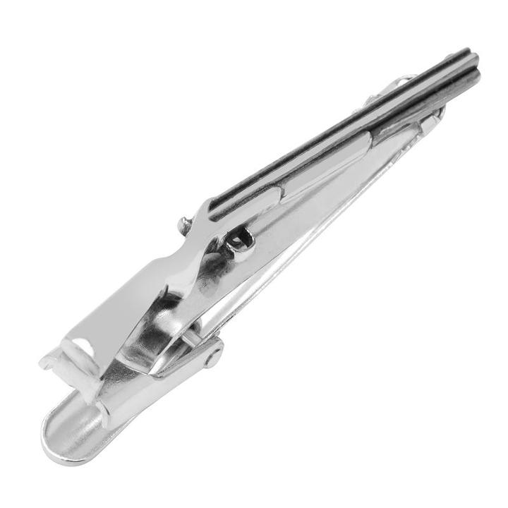 Shotgun Tie Clip, Men's, Silver