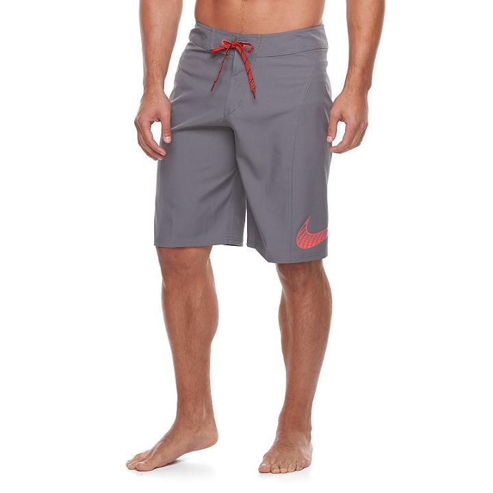Men's Nike Core Swoosh Board Shorts, Size: 34, Blue Other