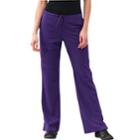 Petite Jockey Scrubs Woven Cargo Pants, Women's, Size: Xs Petite, Purple